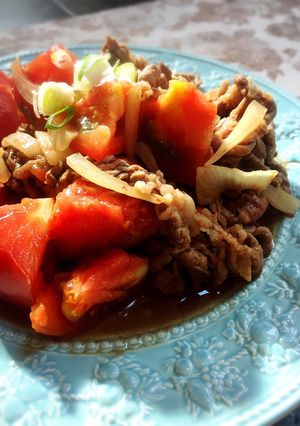 牛肉とトマトの中華風炒め-レシピのメイン写真