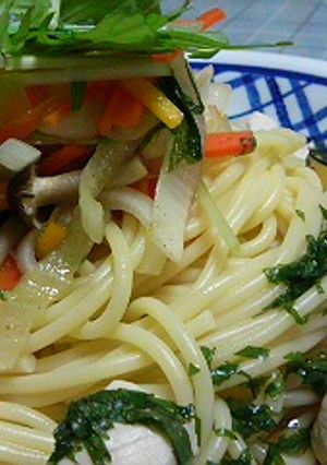 夏にピッタリな冷製パスタ(ﾟ∀ﾟ)-レシピのメイン写真