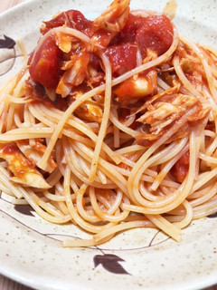 塩サバトマトのパスタ-レシピのメイン写真