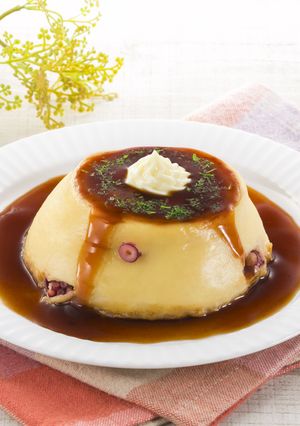 レンジでたこ焼き！？たこプリン-レシピのメイン写真