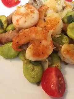 鹿児島そら豆と白姫えびの炒め物-レシピのメイン写真