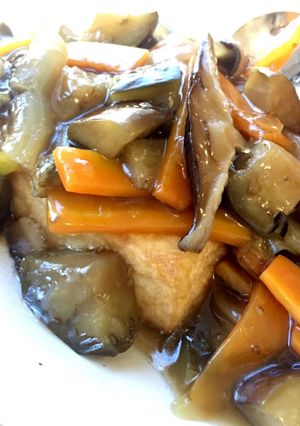 茄子あんかけ厚揚げ豆腐-レシピのメイン写真