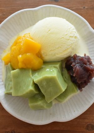 5分で絶品！　抹茶ミルク葛餅-レシピのメイン写真