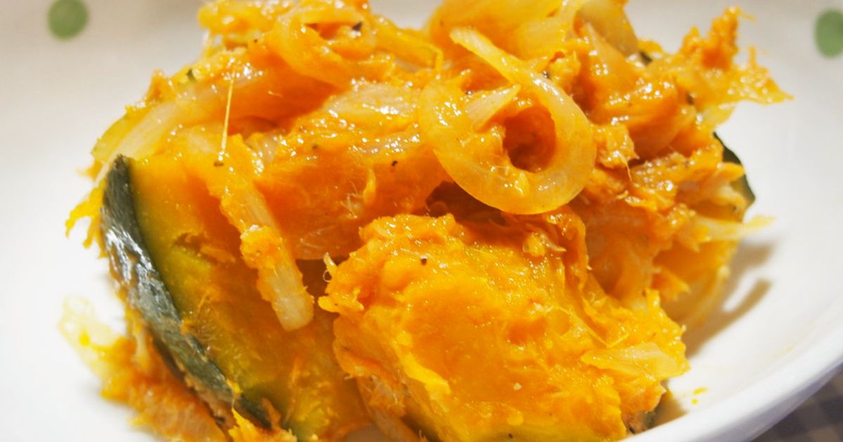 かぼちゃ・玉ねぎ・ツナのケチャツプ炒め煮 by 京たまご