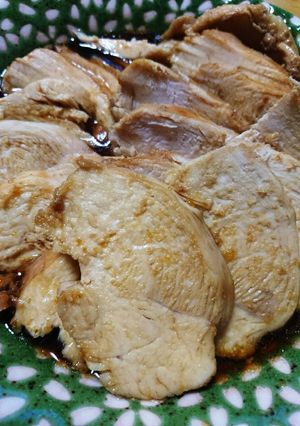 圧力鍋5分で鶏むね肉チャーシュー-レシピのメイン写真