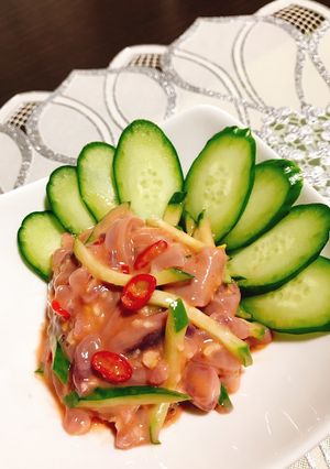 激辛✦酒の肴✦和製タイ料理✦塩辛ヤム✦-レシピのメイン写真