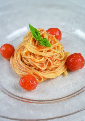 簡単本格!トマトの冷製カペッリーニ-レシピのメイン写真