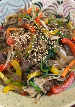 お肉の入ったチャプチェ-レシピのメイン写真
