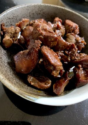 煮るだけ！臭くない鶏レバーの甘辛煮-レシピのメイン写真