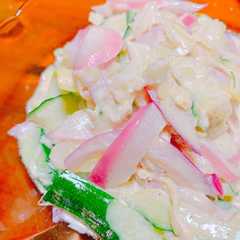 白ゴーヤの苦味抑えめ！カレーマヨサラダ-レシピのメイン写真