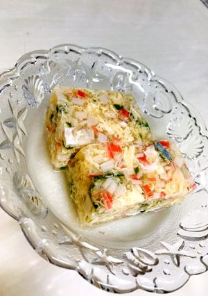 一鍋で！手作り白だしの寒天寄せ-レシピのメイン写真