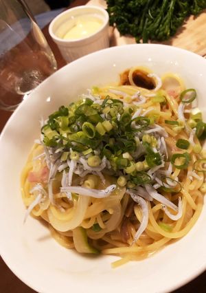 レトルト和風きのこスパゲッティをアレンジ-レシピのメイン写真