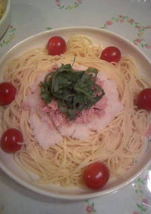 ポン酢で食べるサラダパスタ-レシピのメイン写真
