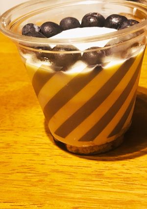 Ygで☆ブルーベリーレアチーズケーキ-レシピのメイン写真