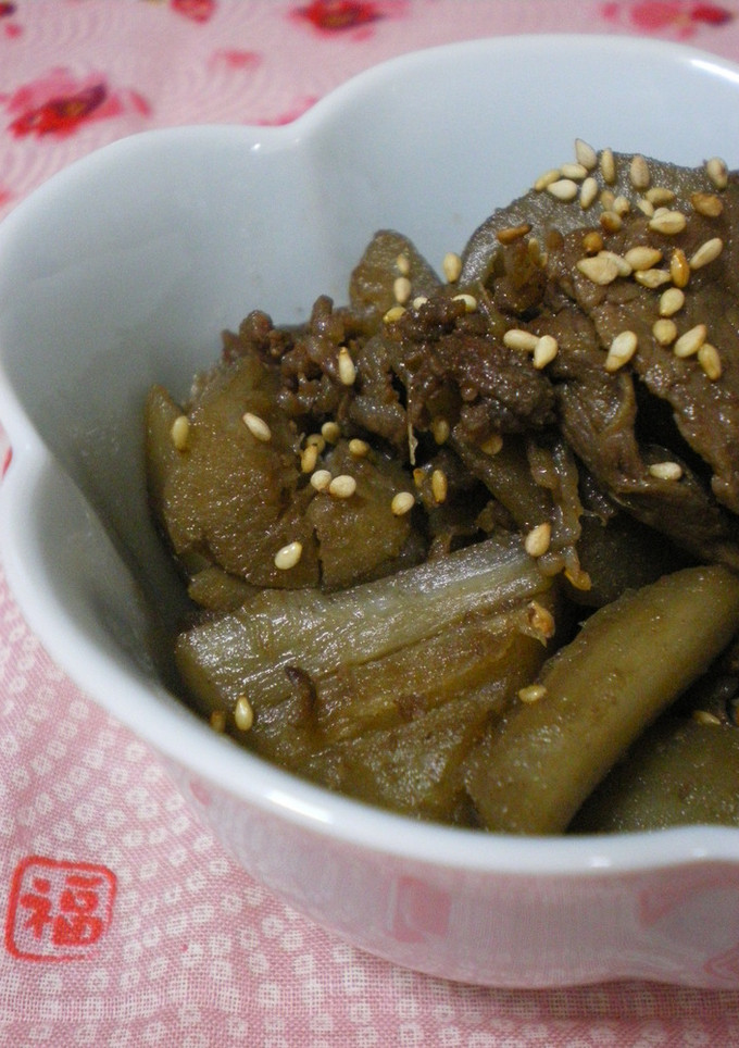 ◆叩きごぼうと牛肉の煮物◆-レシピのメイン写真