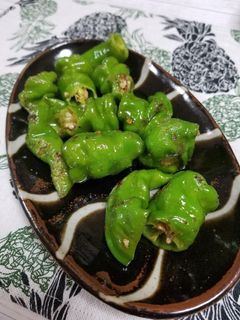 万願寺とうがらし ごま油炒め-レシピのメイン写真