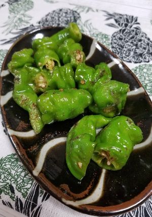 万願寺とうがらし ごま油炒め-レシピのメイン写真