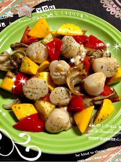 貝柱の旨味が絶品!夏野菜の焼きマリネ♪-レシピのメイン写真