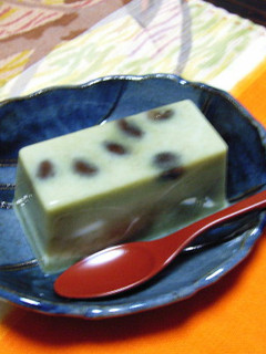 抹茶小豆寒天-レシピのメイン写真