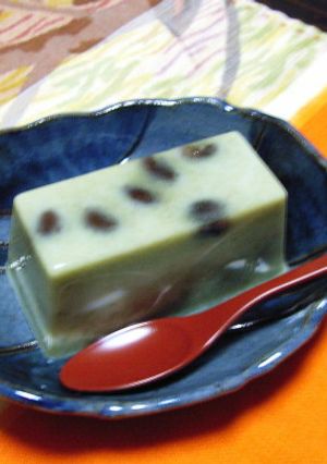 抹茶小豆寒天-レシピのメイン写真