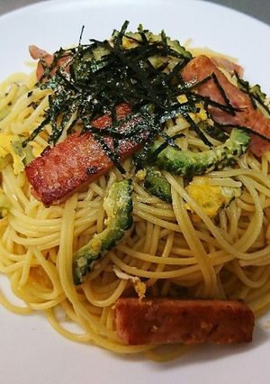ゴーヤチャンプルー風パスタ-レシピのメイン写真