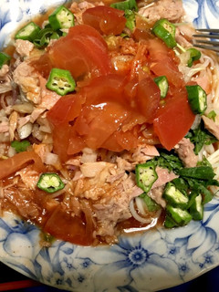 トマトジュースで洋風素麺-レシピのメイン写真