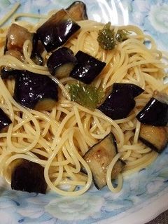 ナスの和風冷製パスタ-レシピのメイン写真