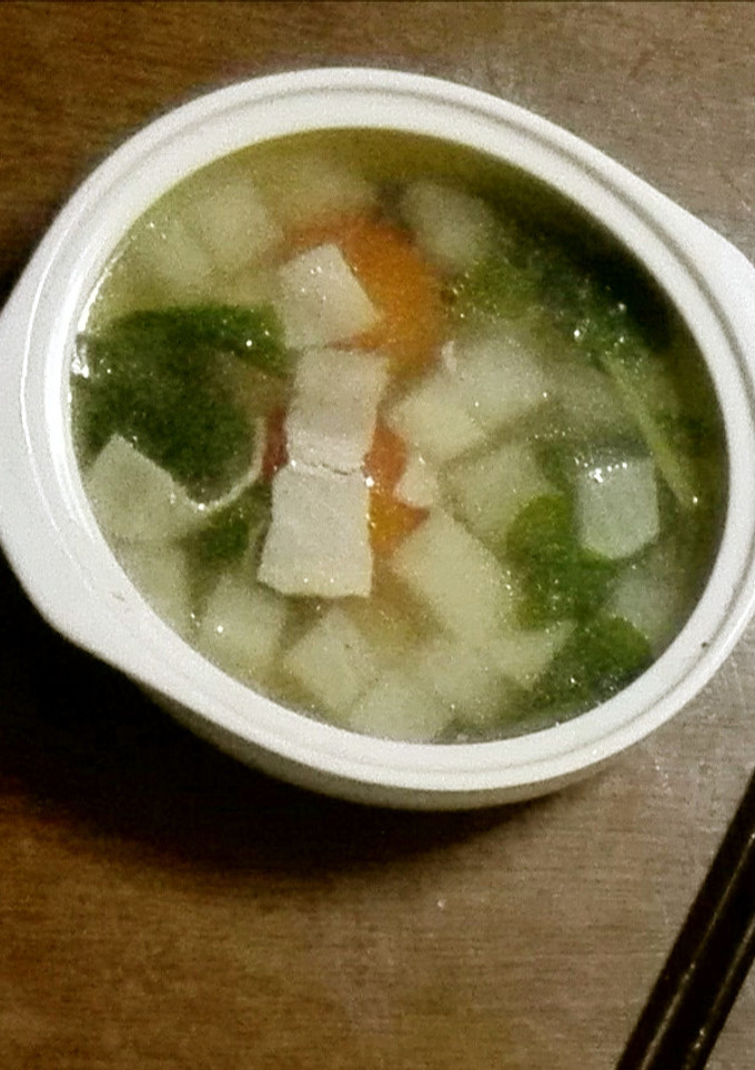 中華風のスープ-レシピのメイン写真