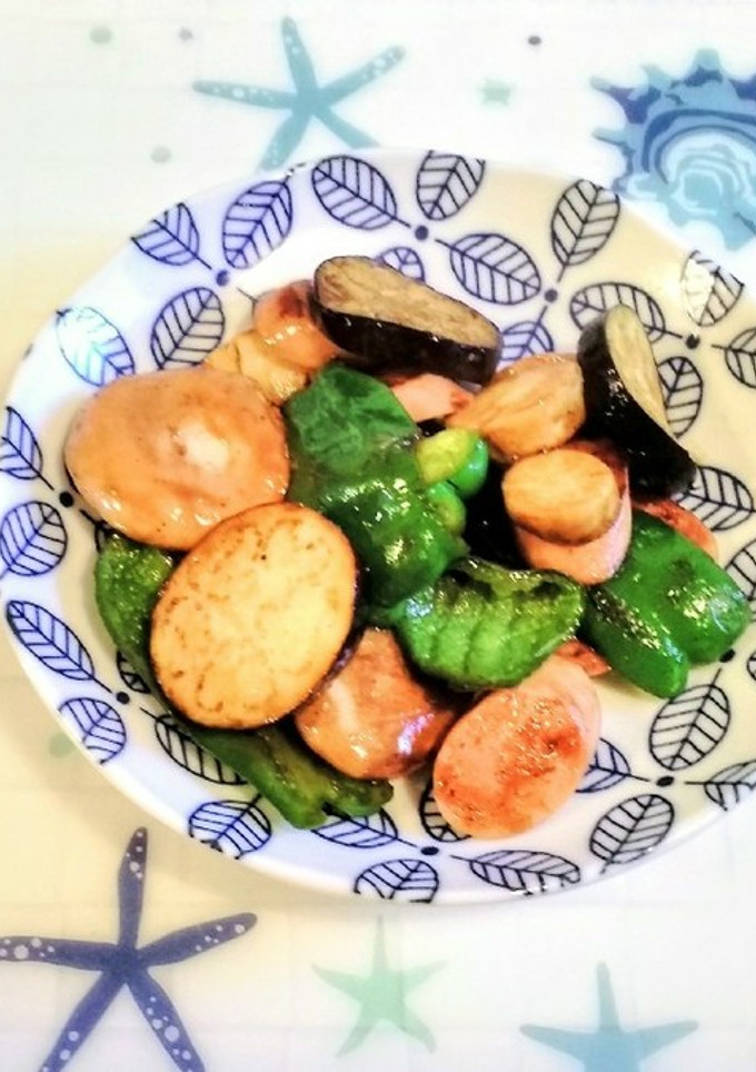 魚肉ソーセージと余り野菜の炒めもの-レシピのメイン写真