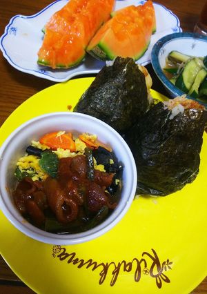 簡単な→お握り【朝食に☺️❤️】-レシピのメイン写真