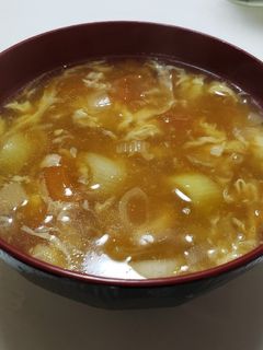 KDS考案!卵とトマトのスープ!-レシピのメイン写真