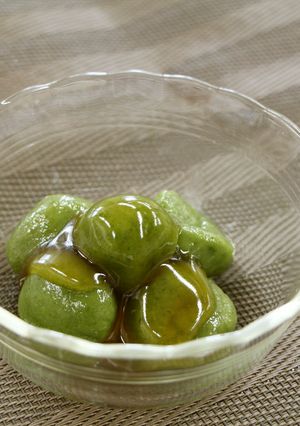 栄養たっぷり☆ほうれん草の白玉団子-レシピのメイン写真