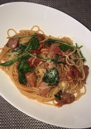 KDS考案！トマトソースパスタ！-レシピのメイン写真
