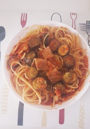ナスのスパゲティ-レシピのメイン写真