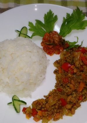 納豆キーマカレー-レシピのメイン写真