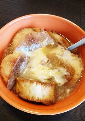 インスタントオニオングラタンスープ☆-レシピのメイン写真
