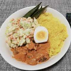 รูปของ 料理教室で習ったバターチキンカレー