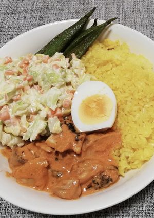 料理教室で習ったバターチキンカレー-レシピのメイン写真