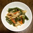 さやいんげんとちくわの炒め煮
