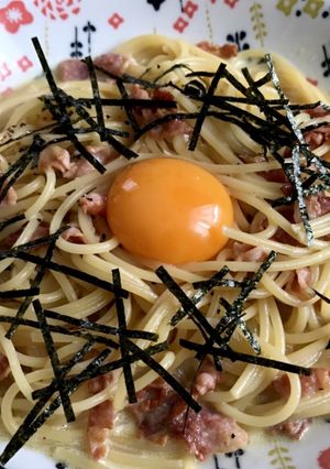チーズなし和風カルボナーラ＊-レシピのメイン写真