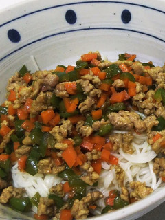 味付け簡単!カレーそぼろそうめん-レシピのメイン写真