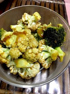 ブロッコリー、カリフラワーにんにく味噌-レシピのメイン写真