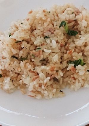 チンゲン菜とツナのチャーハン-レシピのメイン写真