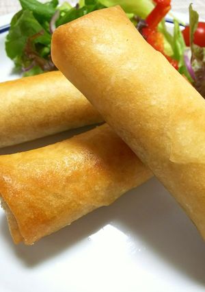 夏野菜カレーの春巻き～時々チーズin～-レシピのメイン写真