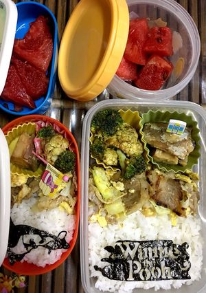 お弁当！2019年8月7日-レシピのメイン写真