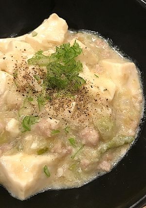 白麻婆豆腐-レシピのメイン写真