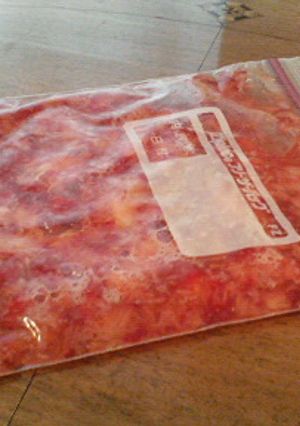 簡単いちごシャーベット風-レシピのメイン写真
