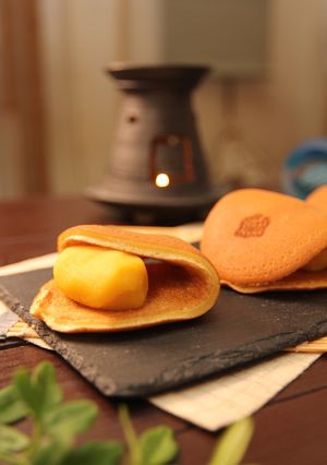 カボチャ餡のどら焼き-レシピのメイン写真