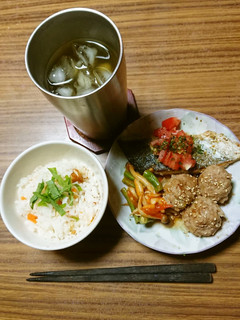 ヨウサマの減塩夕食⑤-レシピのメイン写真