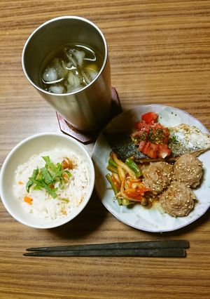 ヨウサマの減塩夕食⑤-レシピのメイン写真
